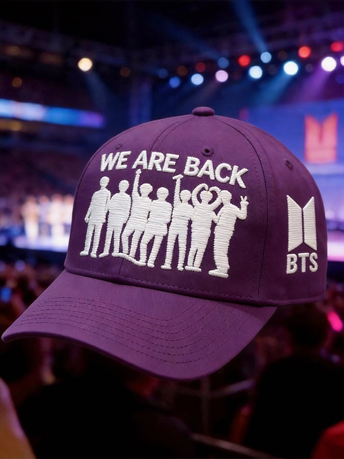 🔥Buy 3 Get 15% Off🔥Bts 2026 Comeback Casual Printed Baseball Cap