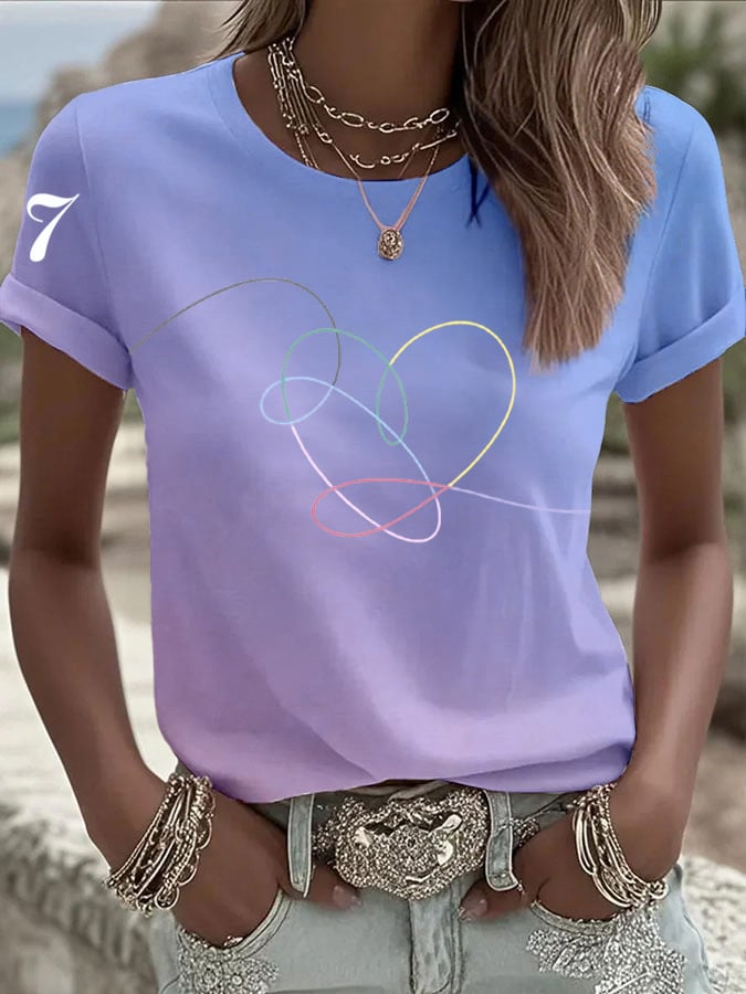 🔥Buy 3 Get 15% Off🔥Women's K-pop Print Casual T-Shirt