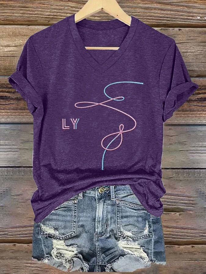🔥Buy 3 Get 15% Off🔥Women's K-pop Print Short-sleeved T-shirt