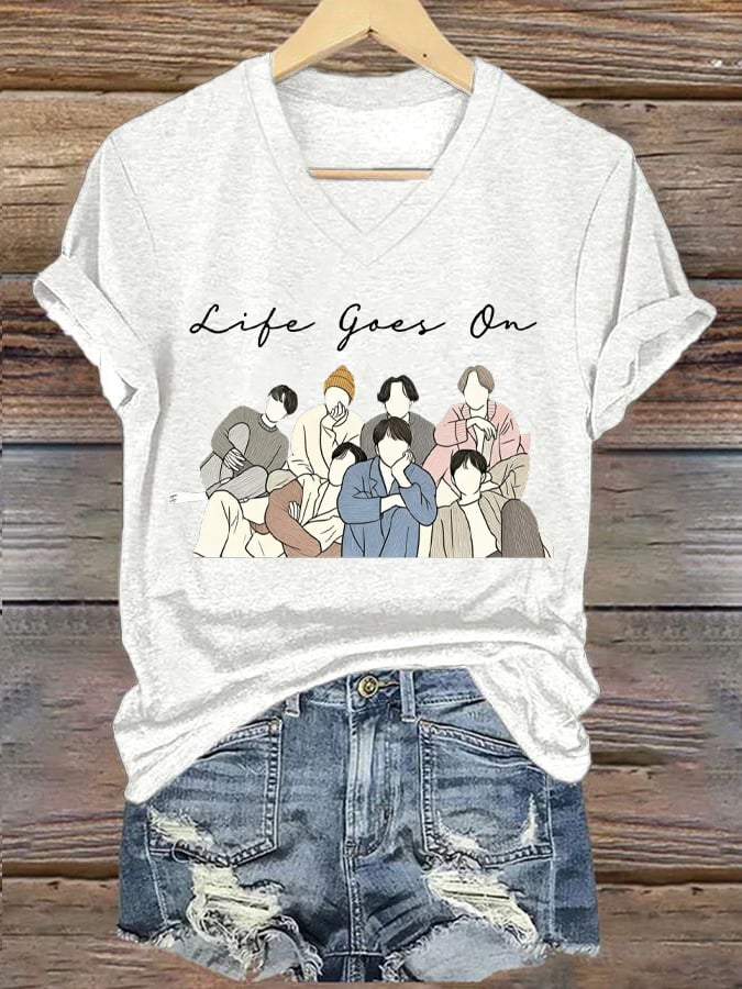 🔥Buy 3 Get 15% Off🔥Women's BTS Print Casual T-Shirt