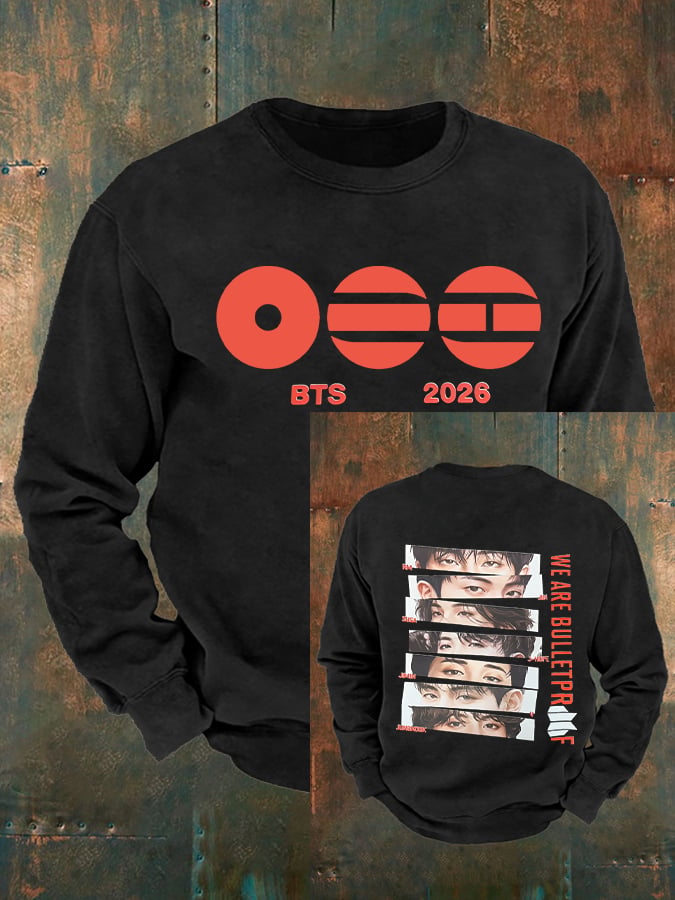 🔥Buy 3 Get 15% Off🔥Men's K-pop Print Sweatshirt