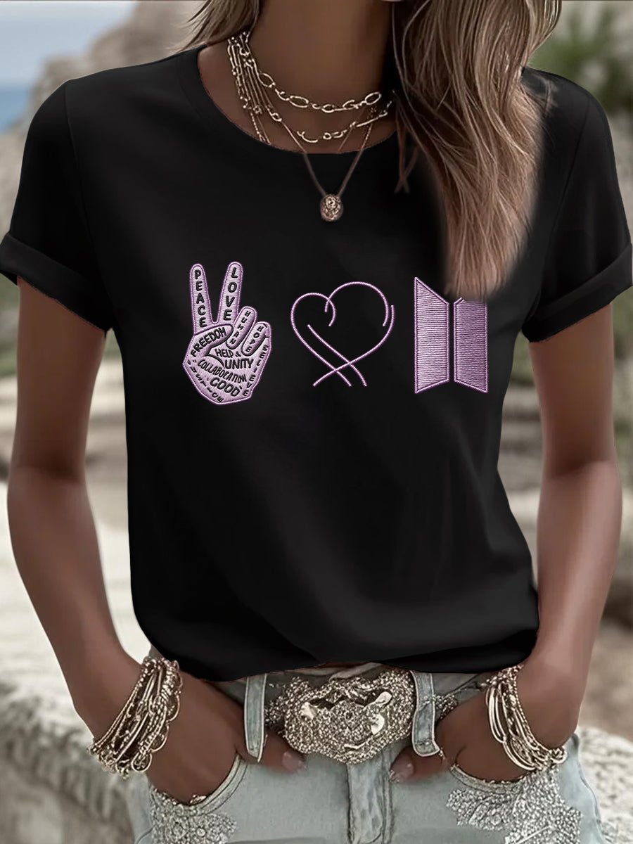 🔥Buy 3 Get 15% Off🔥Women'S 2026 Bts Comeback Art Print T-Shirt