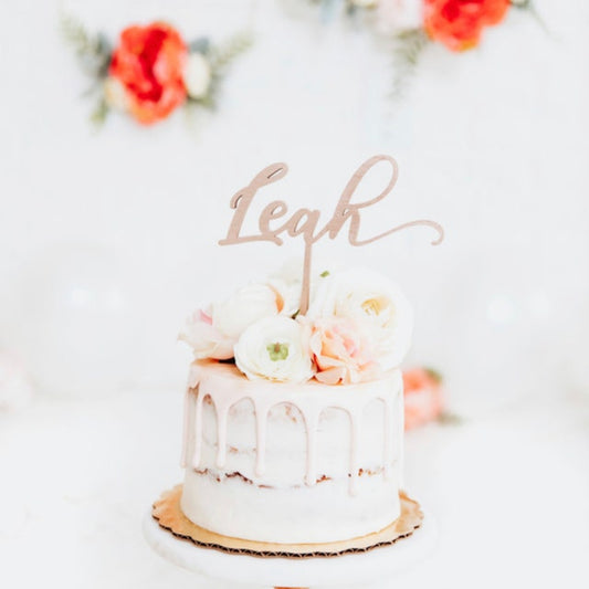 Personalized Name Cake Topper
