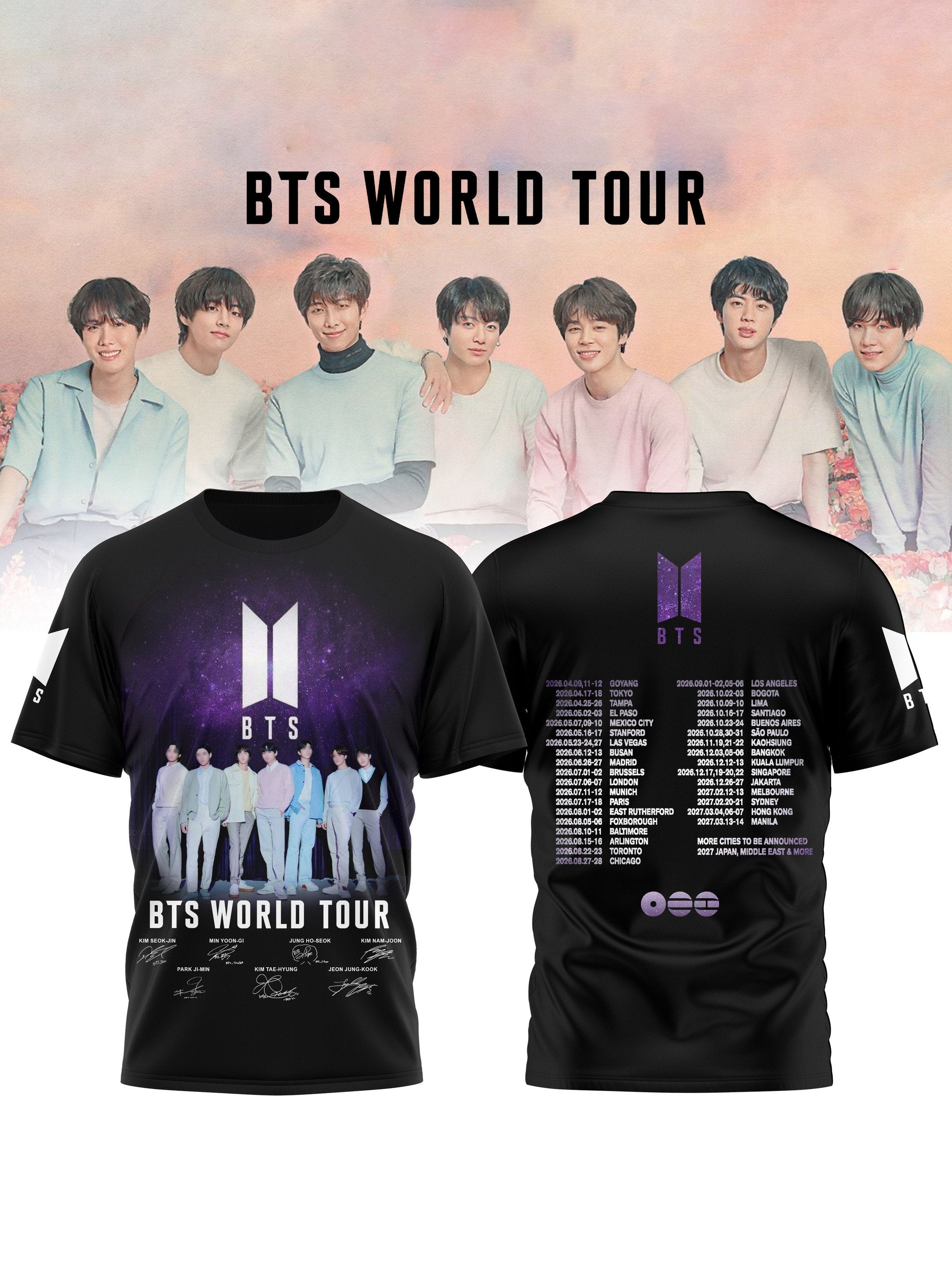 🔥Buy 3 Get 15% Off🔥Men's 2026 Music Tour Print Short-Sleeve T-Shirt