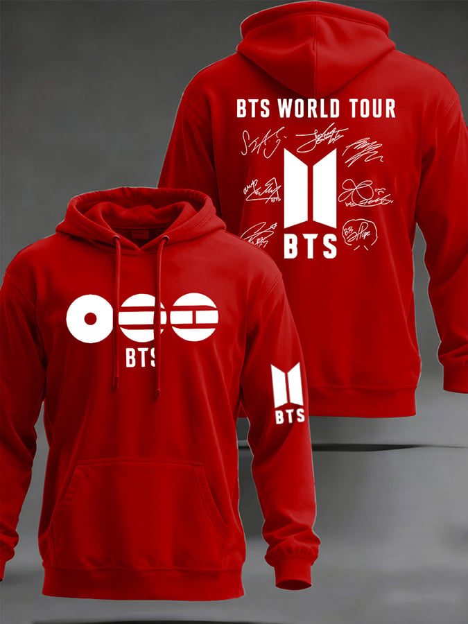 🔥Buy 3 Get 15% Off🔥Men'S 2026 Bts Comeback Printed Hoodie