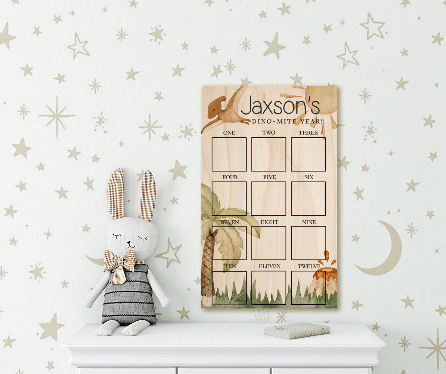 Dino-Mite First Year Photo Board
