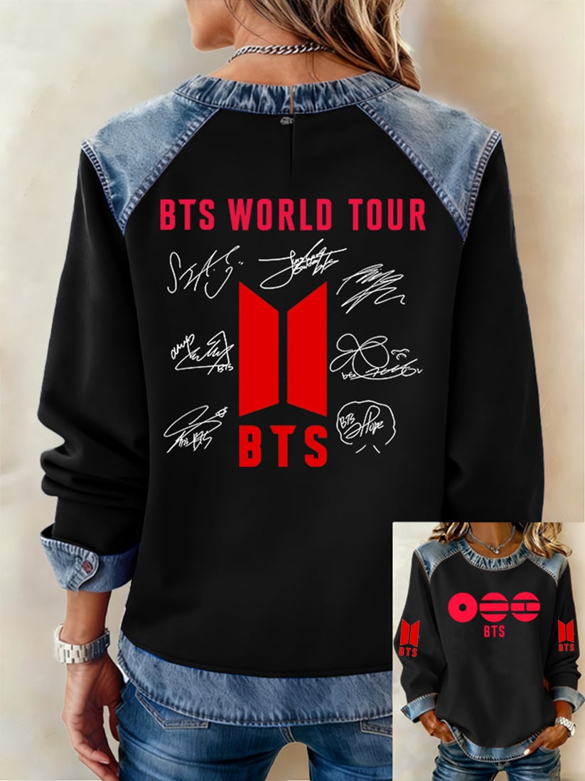🔥Buy 3 Get 15% Off🔥Women'S 2026 Bts Comeback Printed Casual Sweatshirt