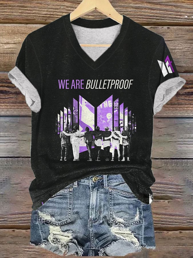 🔥Buy 3 Get 15% Off🔥Women's K-pop World Tour Print Casual T-Shirt