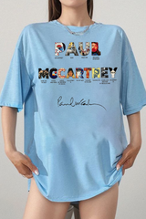 Paul Mccartney Print Women Shirt