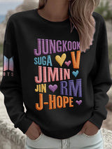🔥Buy 3 Get 15% Off🔥Women's BTS Back to Artistic Comfort Sweatshirt