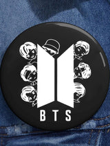 🔥Buy 3 Get 15% Off🔥Unisex BTS Design Printed Brooch