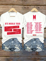 🔥Buy 3 Get 15% Off🔥Retro Music Tour Print T-Shirt