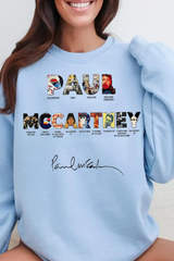 Paul Mccartney Print Women Sweatshirt