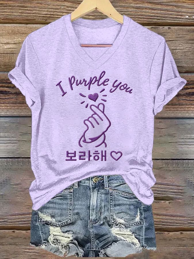 🔥Buy 3 Get 15% Off🔥Women's K-pop  Print Casual T-Shirt