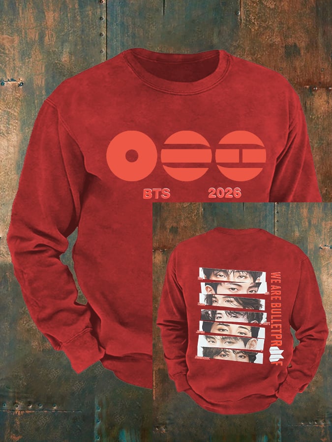 🔥Buy 3 Get 15% Off🔥Men's K-pop Print  Sweatshirt