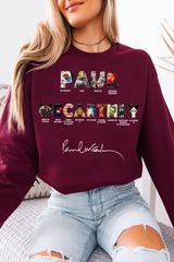 Paul Mccartney Print Women Sweatshirt