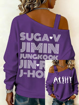 🔥Buy 3 Get 15% Off🔥Women's BTS lovers Printed Sweatshirt