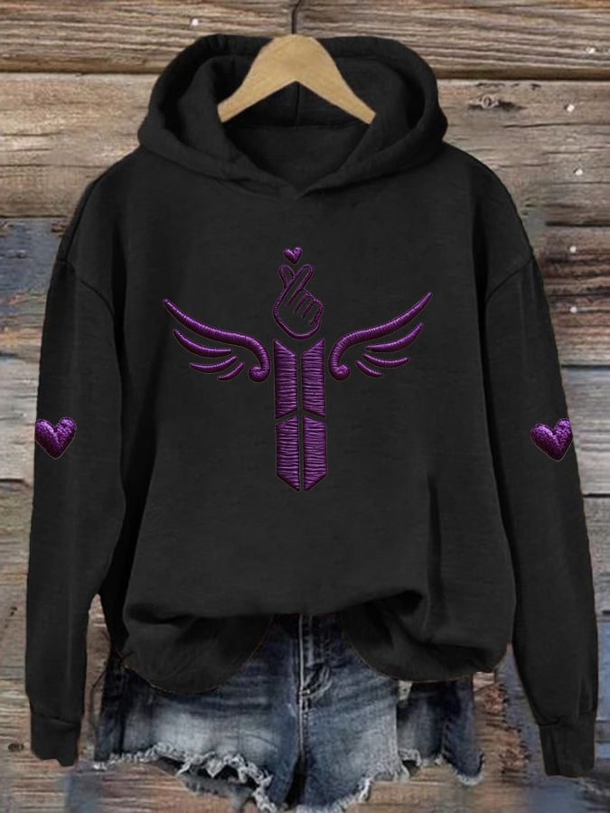 🔥Buy 3 Get 15% Off🔥Women's K-pop Print Hooded Top