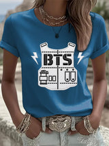 🔥Buy 3 Get 15% Off🔥Women's K-pop Print Short-sleeved T-shirt