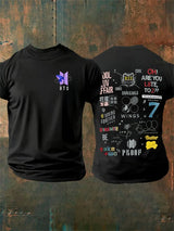 🔥Buy 3 Get 15% Off🔥Men's K-pop  Print Casual T-Shirt