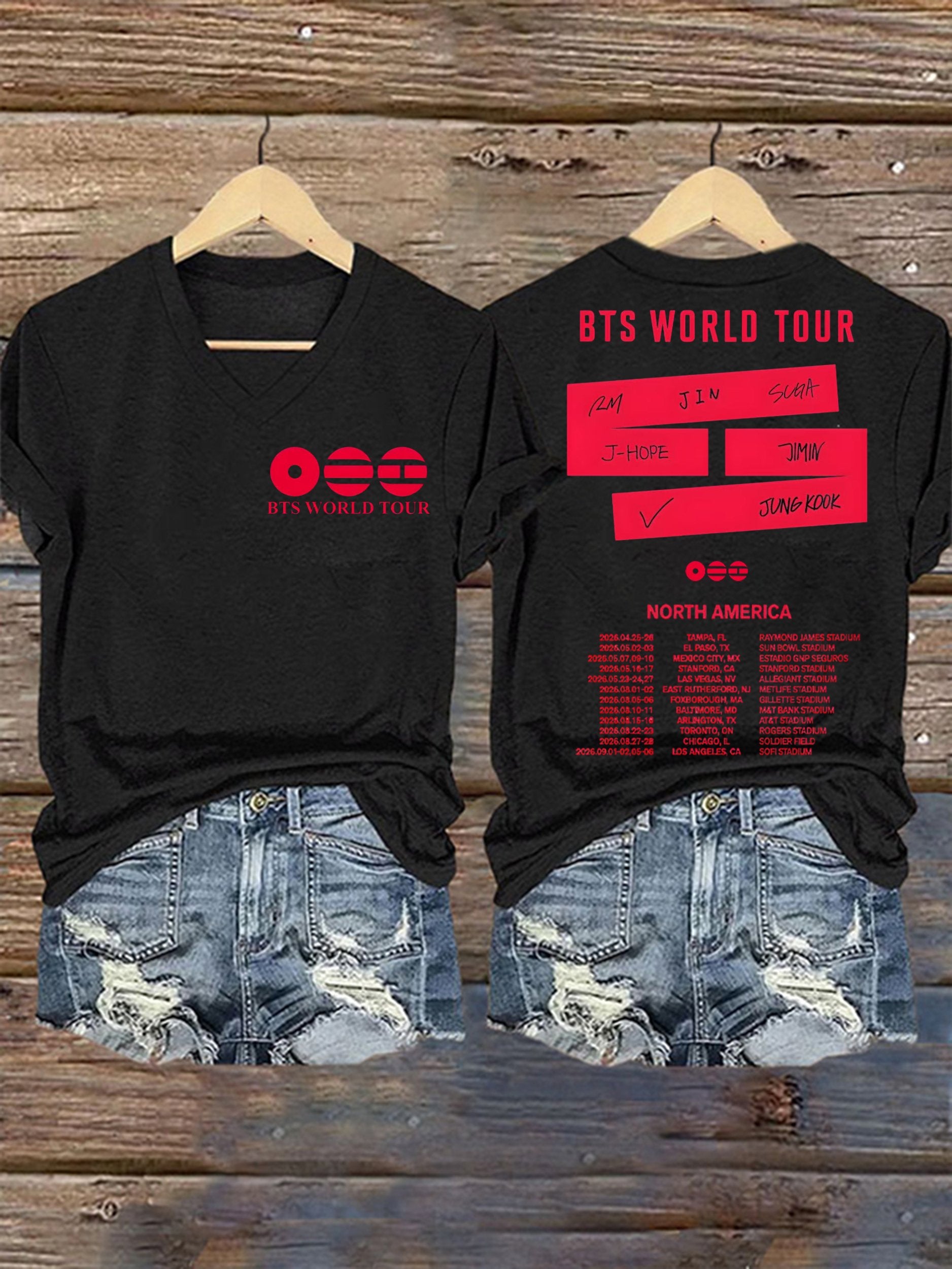 🔥Buy 3 Get 15% Off🔥Retro 2026 Music Tour Print T-Shirt