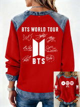 🔥Buy 3 Get 15% Off🔥Women'S 2026 Bts Comeback Printed Casual Sweatshirt