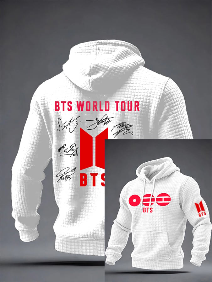 🔥Buy 3 Get 15% Off🔥Men'S 2026 Bts Comeback Printed Hoodie