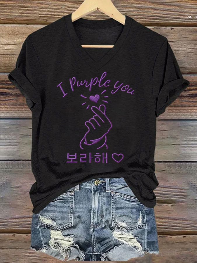 🔥Buy 3 Get 15% Off🔥Women's K-pop  Print Casual T-Shirt