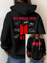 🔥Buy 3 Get 15% Off🔥Women's 2026 BTS Comeback Printed Casual Hooded Sweatshirt