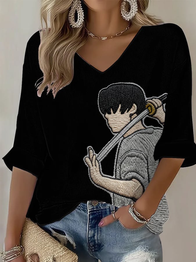 🔥Buy 3 Get 15% Off🔥Women's BTS Fan Print Short-Sleeve Top