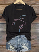 🔥Buy 3 Get 15% Off🔥Women's K-pop Print Short-sleeved T-shirt