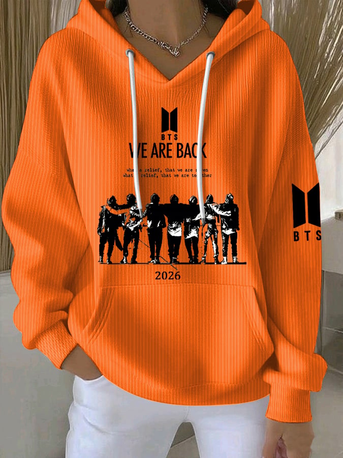 🔥Buy 3 Get 15% Off🔥Women's Retro 2026 Bts Comeback Art Print  Sweatshirt