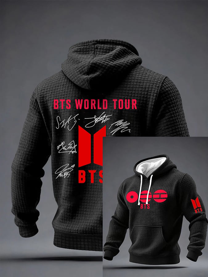 🔥Buy 3 Get 15% Off🔥Men'S 2026 Bts Comeback Printed Hoodie