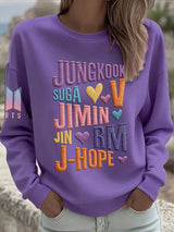 🔥Buy 3 Get 15% Off🔥Women's BTS Back to Artistic Comfort Sweatshirt