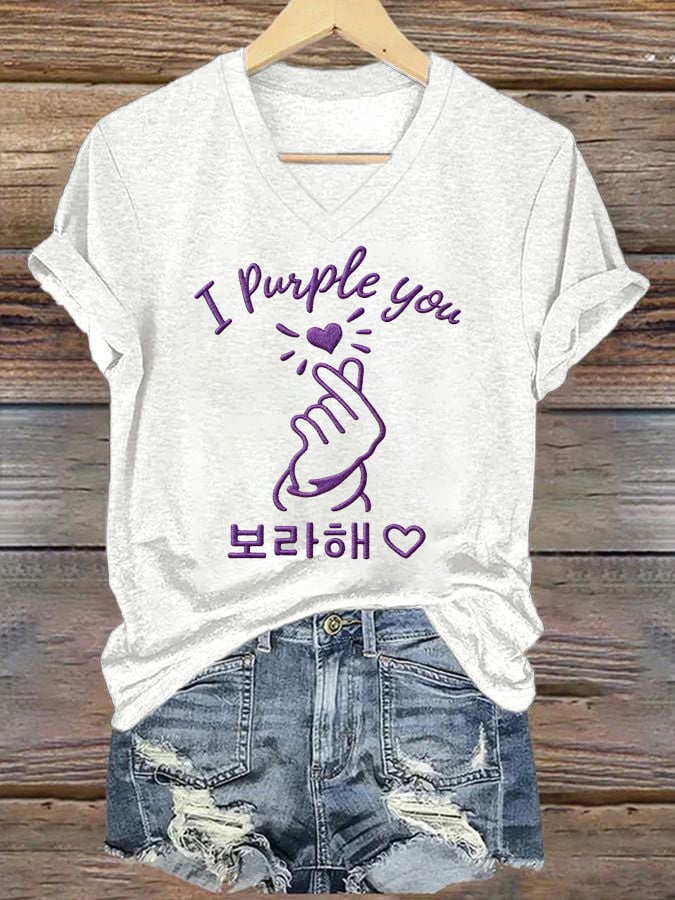 🔥Buy 3 Get 15% Off🔥Women's K-pop  Print Casual T-Shirt