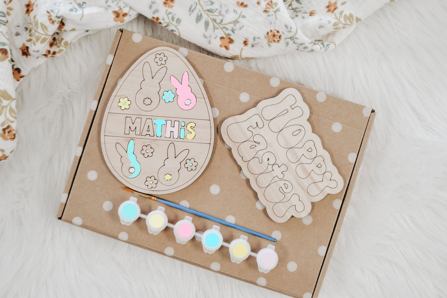 Personalized Easter Bunny Paint Kit