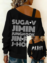 🔥Buy 3 Get 15% Off🔥Women's BTS lovers Printed Sweatshirt