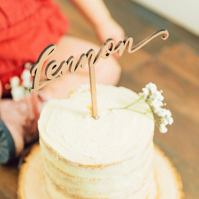 Personalized Name Cake Topper