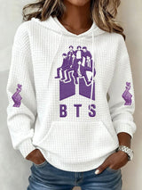 🔥Buy 3 Get 15% Off🔥Women's K-kop Print Hoodie Sweatshirt
