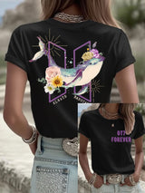 🔥Buy 3 Get 15% Off🔥Women's World Tour Printed Casual T-Shirt