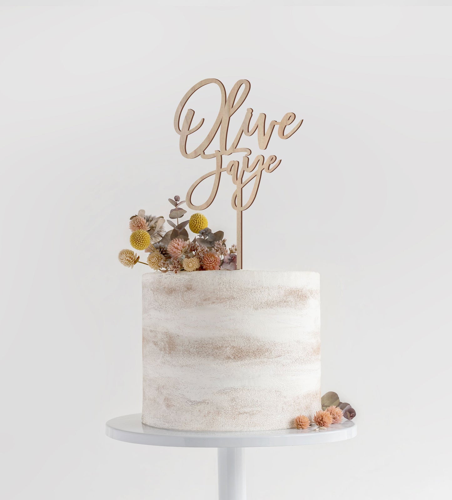 Personalized Name Cake Topper