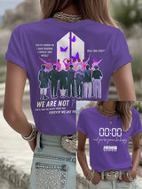 🔥Buy 3 Get 15% Off🔥Women's World Tour Printed Casual T-Shirt