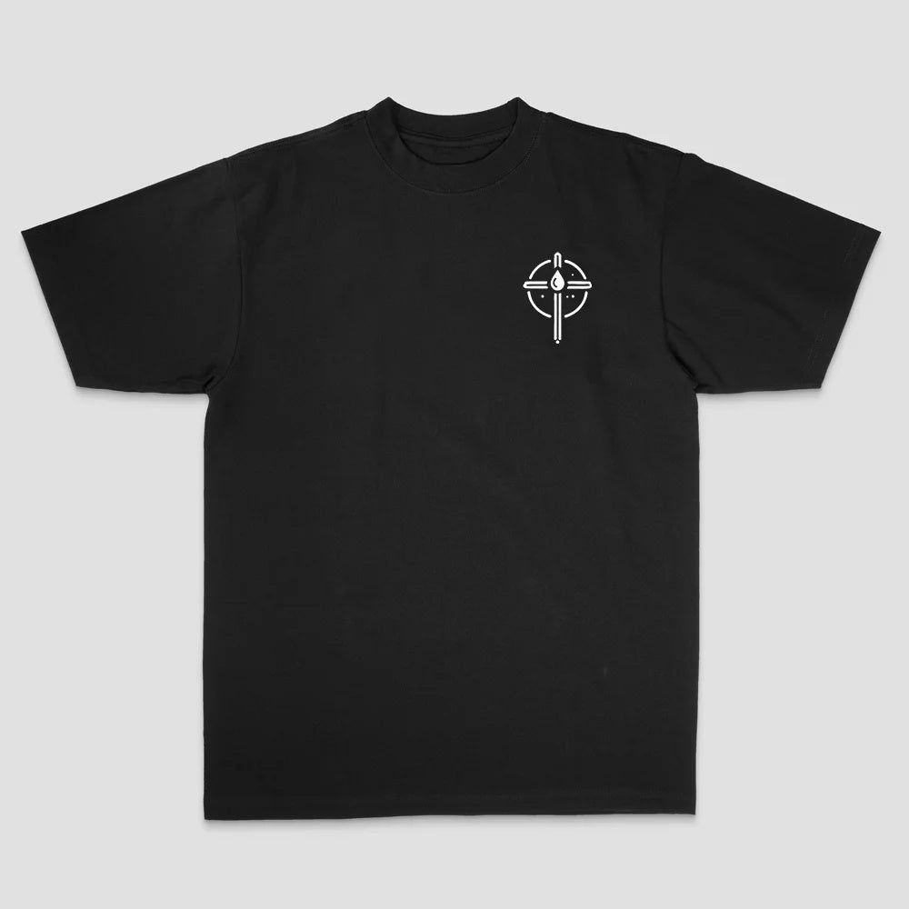 Hollowed Hands Printed Men's T-shirt