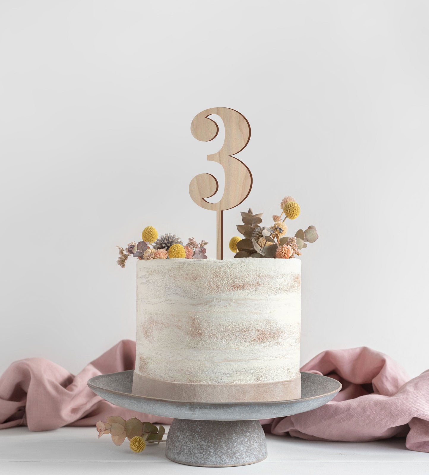 Birthday Number Cake Topper